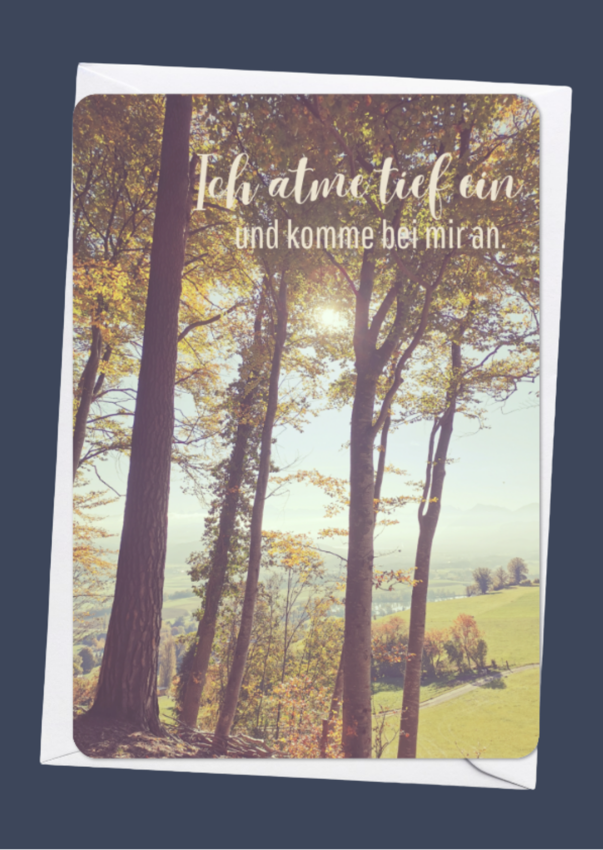 Ich atme tief ein