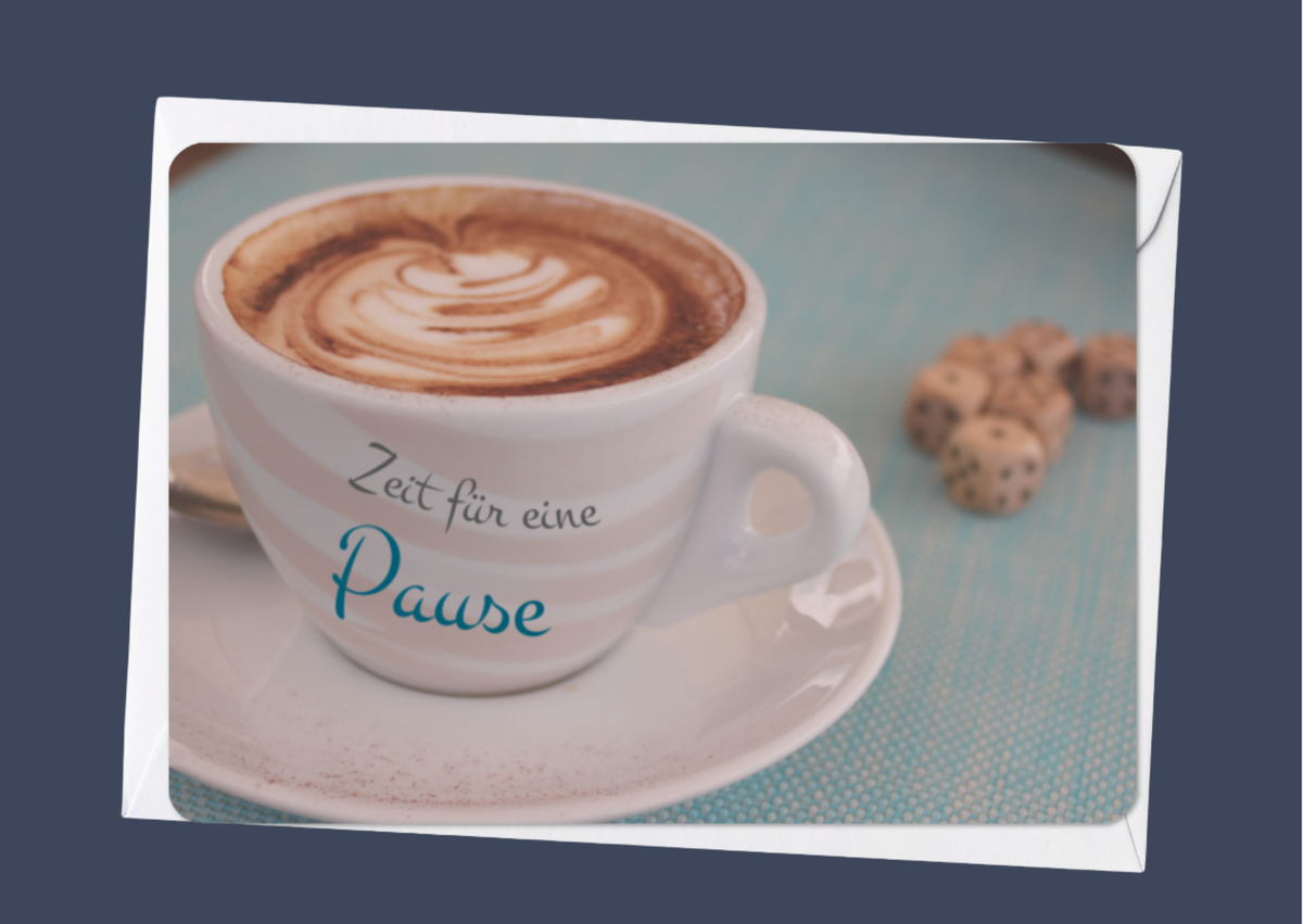 Zeit für eine Pause