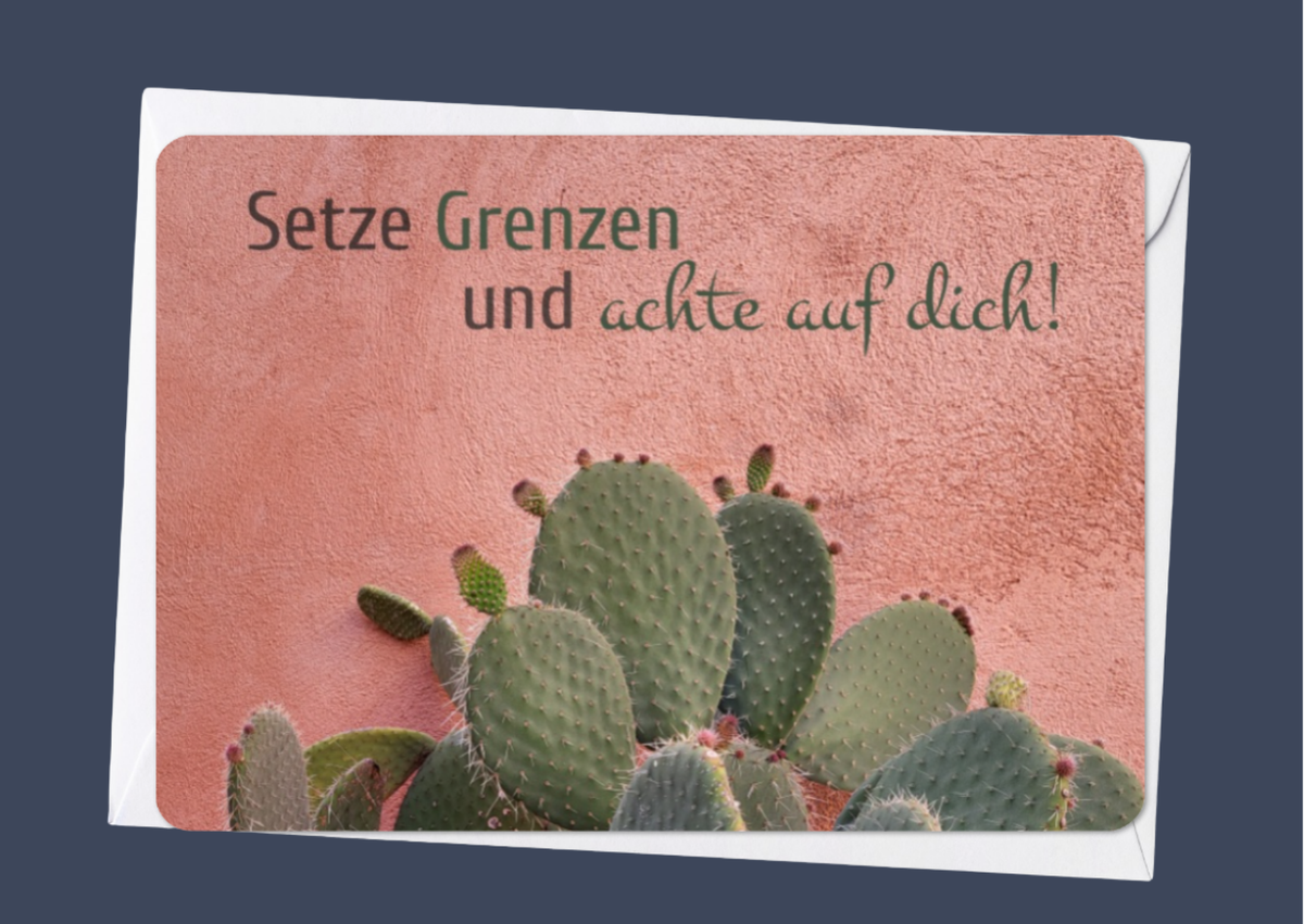 Setze Grenzen