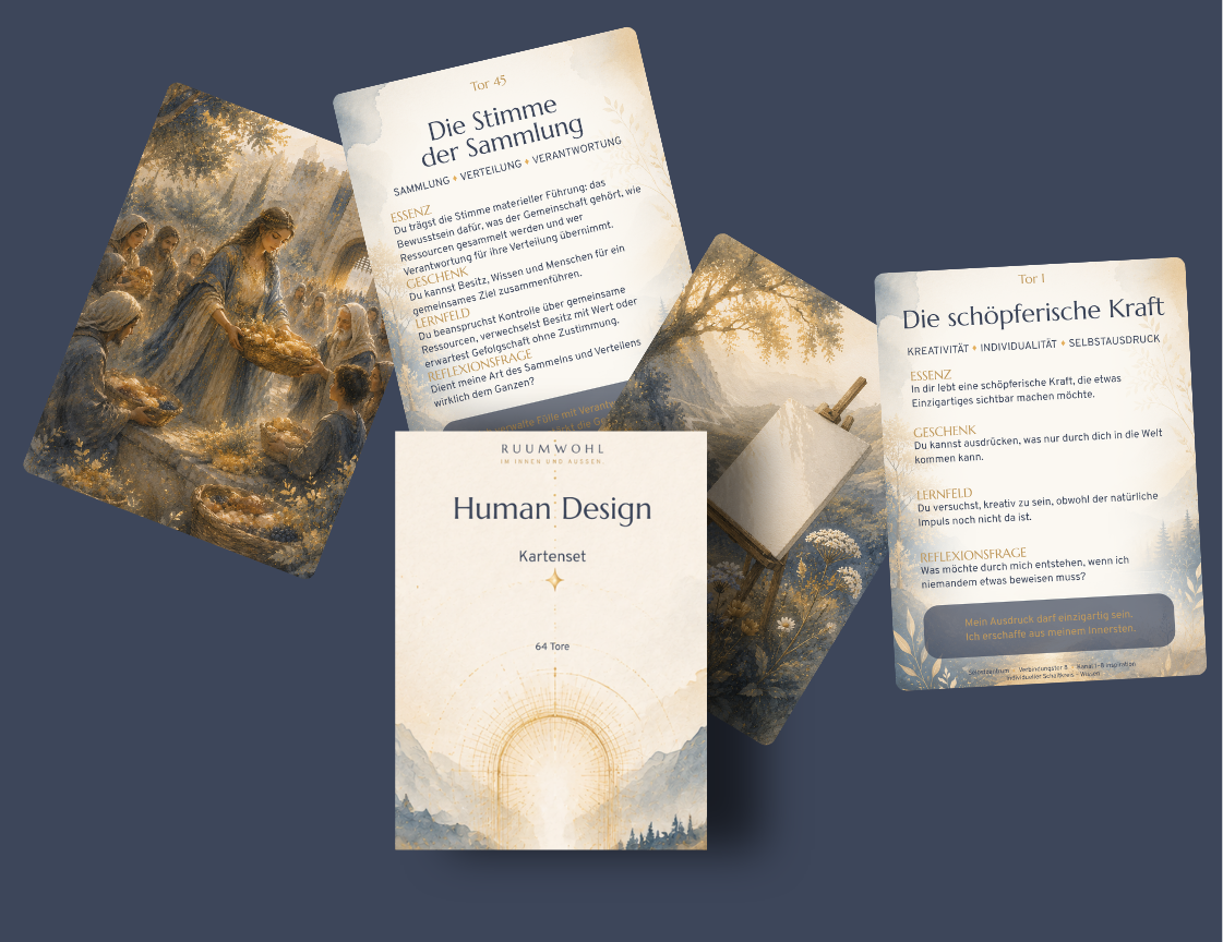 Kartenset Human Design - Tore